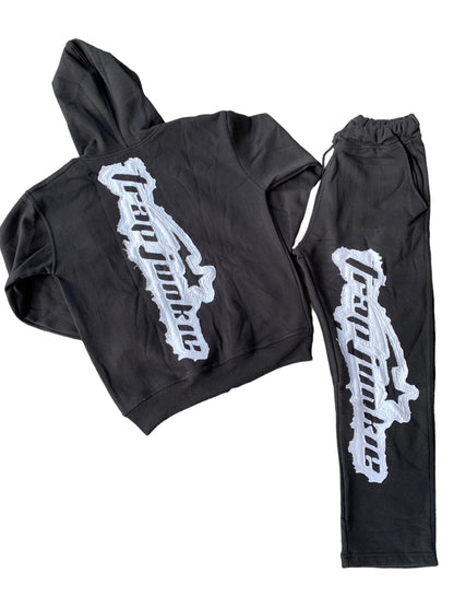 TrapStar Sweatsuit (Black/White)