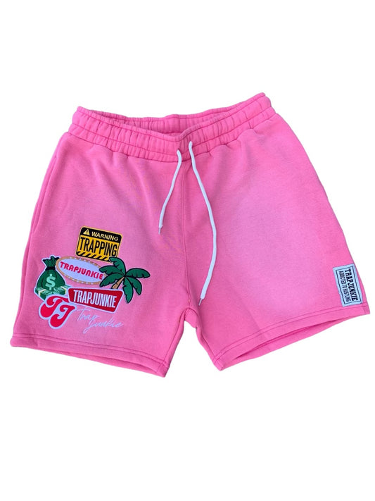 TJ Patchwork Shorts (Pink)