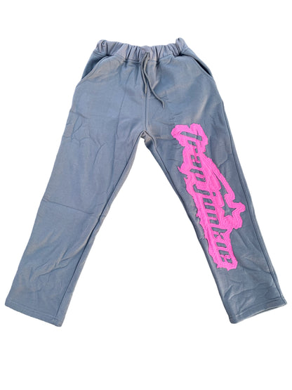 TrapStar Sweatsuit (Grey/Pink)