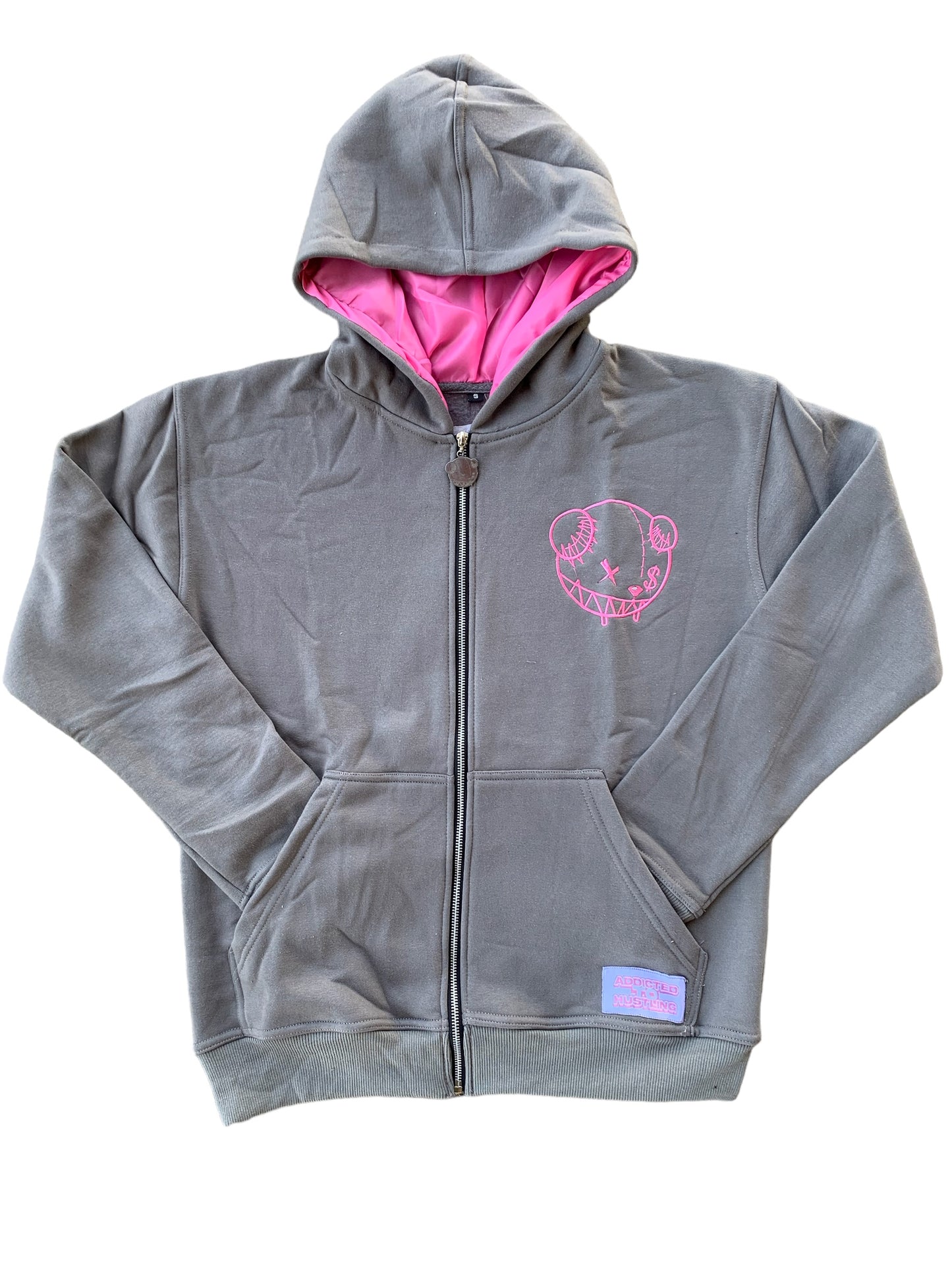 TrapStar Sweatsuit (Grey/Pink)